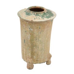 Ancient Han Dynasty Glazed Pottery Granary