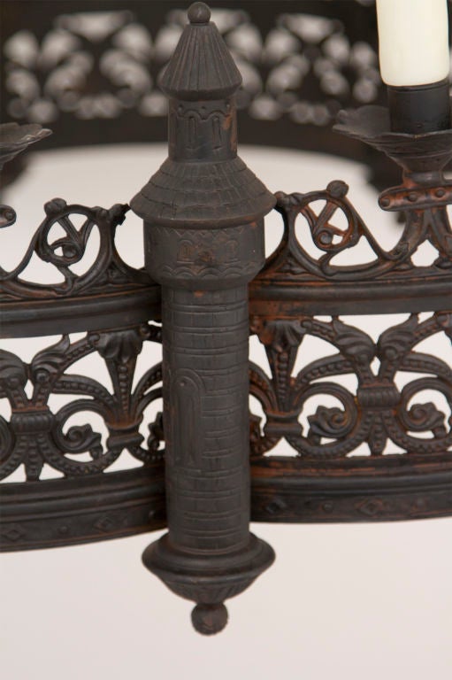 19th Century Large Gothic Revival Chandelier