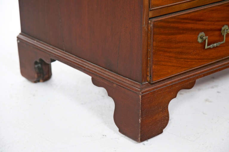 Brass Georgian Secretaire – Bookcase, England 18th century