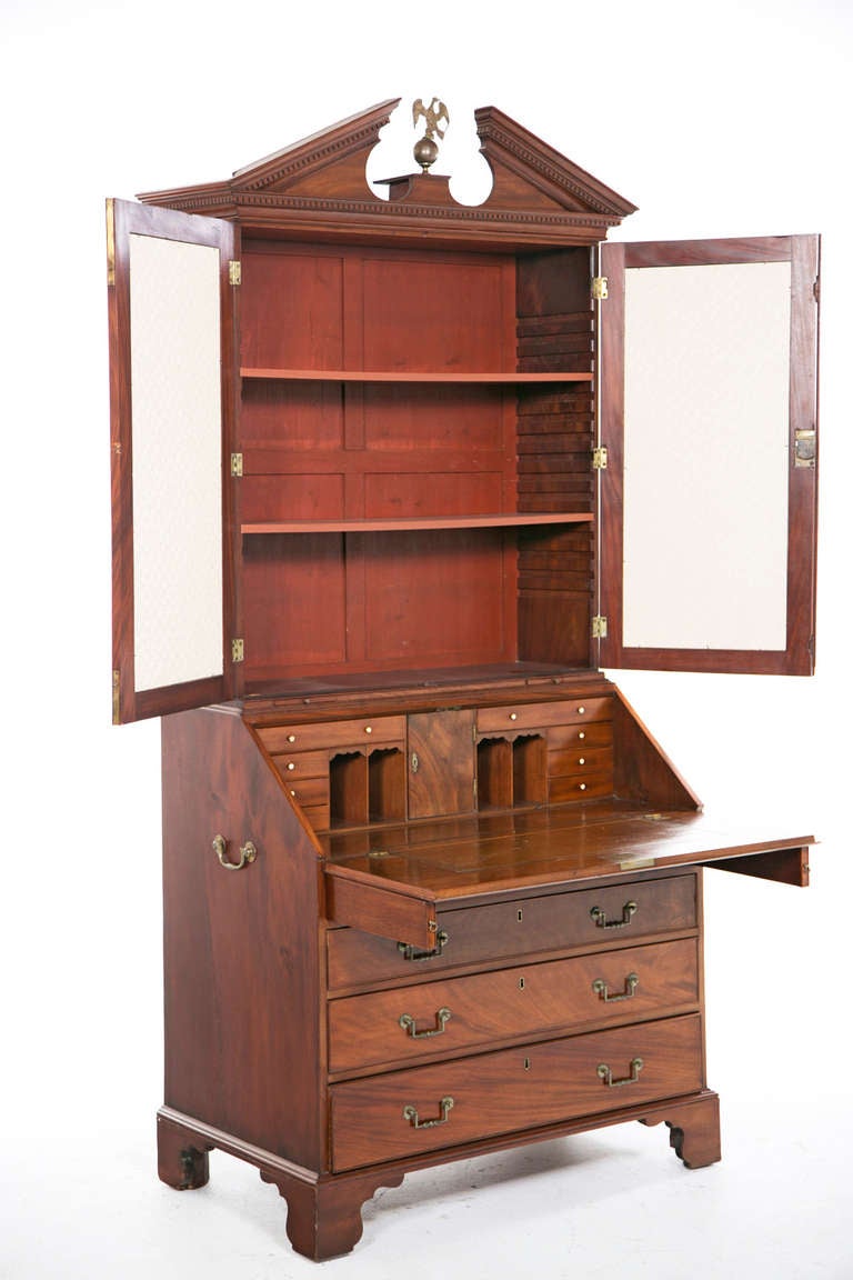 Georgian Secretaire – Bookcase, England 18th century 1