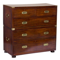 Classic Antique British Campaign Chest