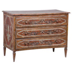 Late 18th-Early 19th Century Italian Painted Commode/Chest Late 18th-Early 19th Century Italian Painted Commode/Chest