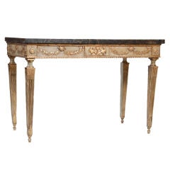 Great Italian Neoclassical Console with original top c.1790