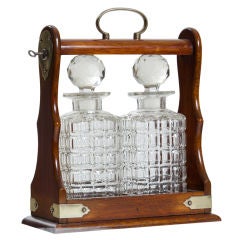 A Nice Antique Decanter Set or Tantalus
