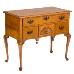 Tiger Maple & Maple Lowboy / Dressing Table