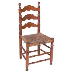 Rustic Turned Side Chair