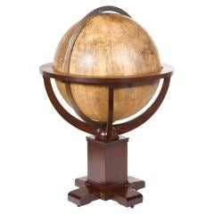 Antique Huge Floor Standing  Arts & Crafts Period Globe