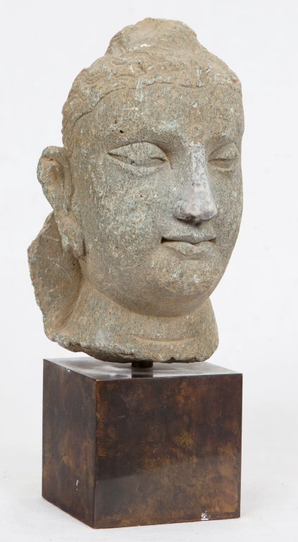 Kushan Schist Carved Buddha