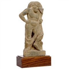 Schist Carving of Hercules or Atlas