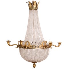 Elegant Belle Epoque Chandelier 12