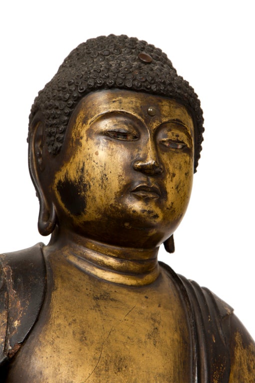 Large Early Japanese Buddha at 1stdibs