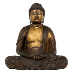 Large Early Japanese Buddha