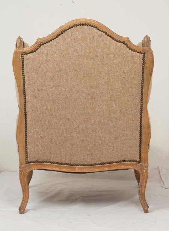 French  Wing Back Chair 1