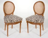 Suite of Caned Side Chairs