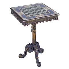 Fantastic Moorish Grotto Checker Board Table