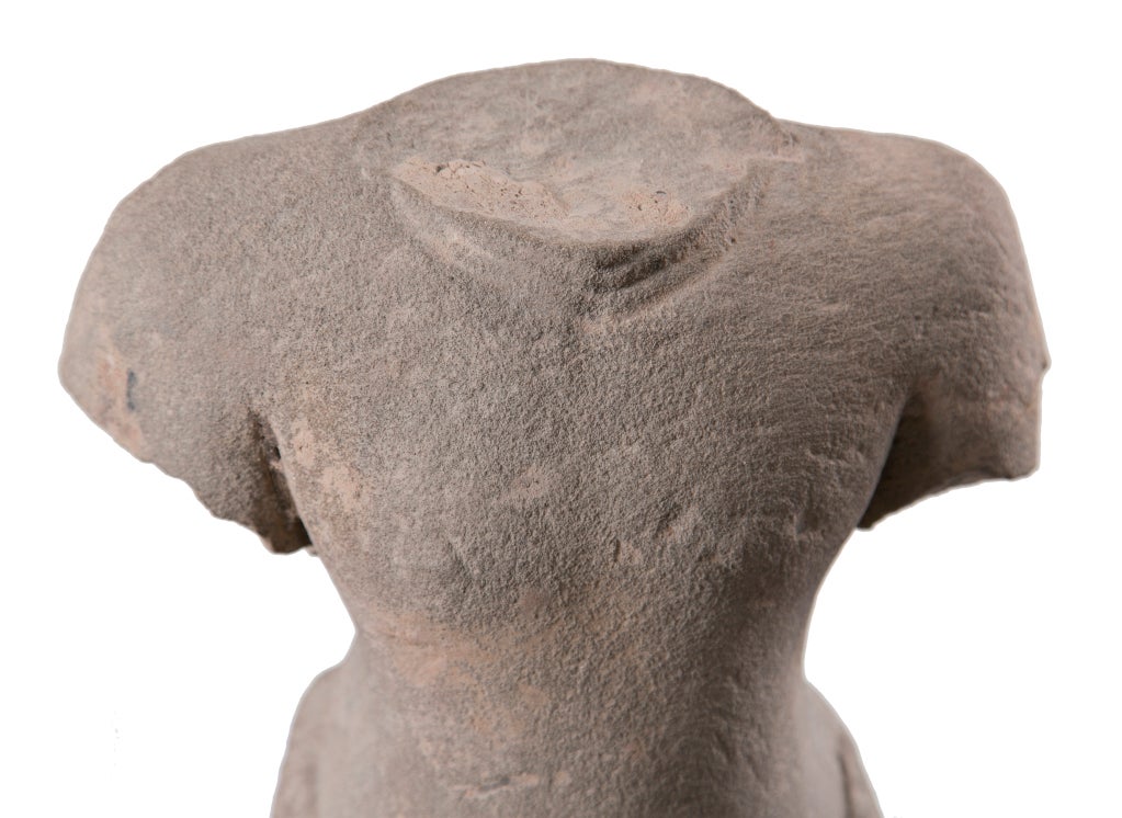 18th Century and Earlier Torso of a Male Deity