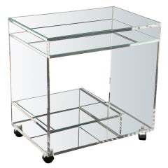 Vintage Lucite Desk / Cart