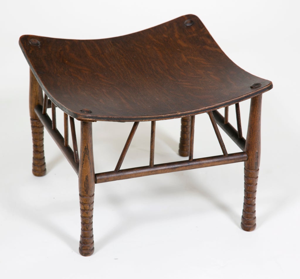 20th Century Thebes Stool
