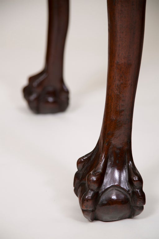 19th Century Irish Mahogany Console Table 2