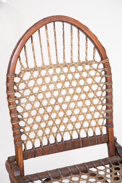 American Pair Snow Shoe Chairs