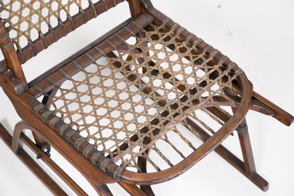 20th Century Pair Snow Shoe Chairs
