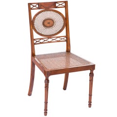 Fancy Painted Satinwood Chair