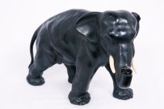Large Japanese Bronze Elephant