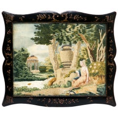 Continental Embroidery With Natural Pearls