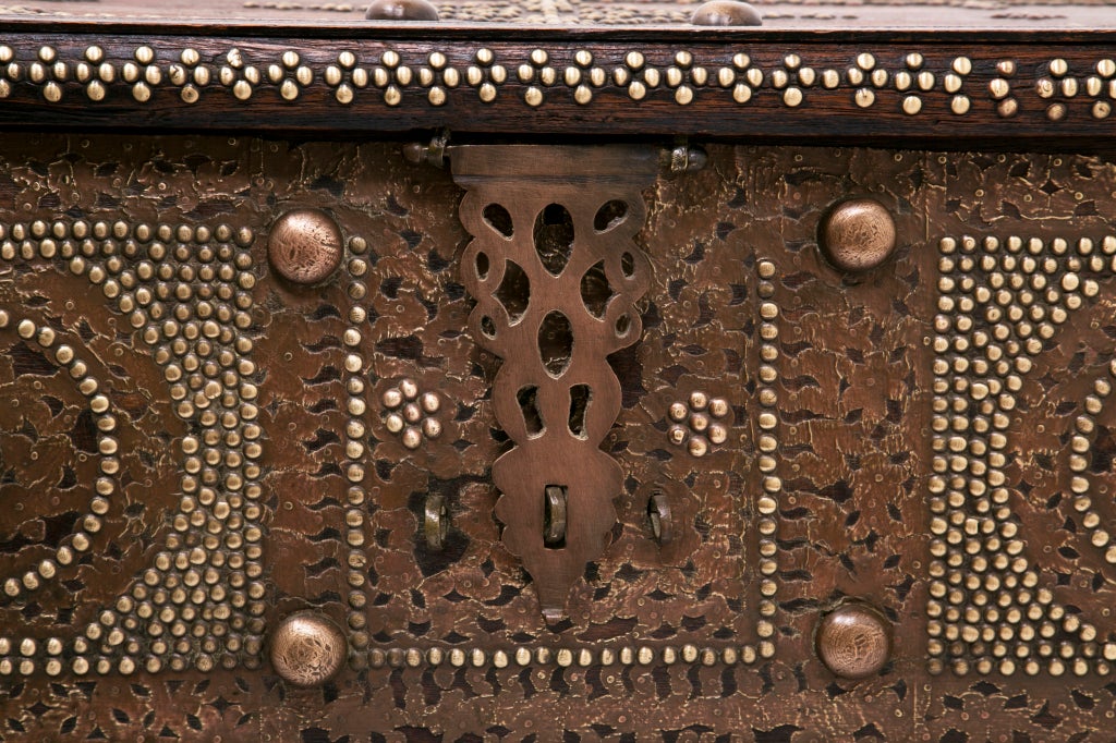 19th Century Scarce Old Zanzibar Trunk