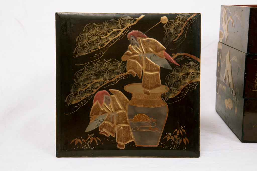Japanese Lacquered Jubako 1