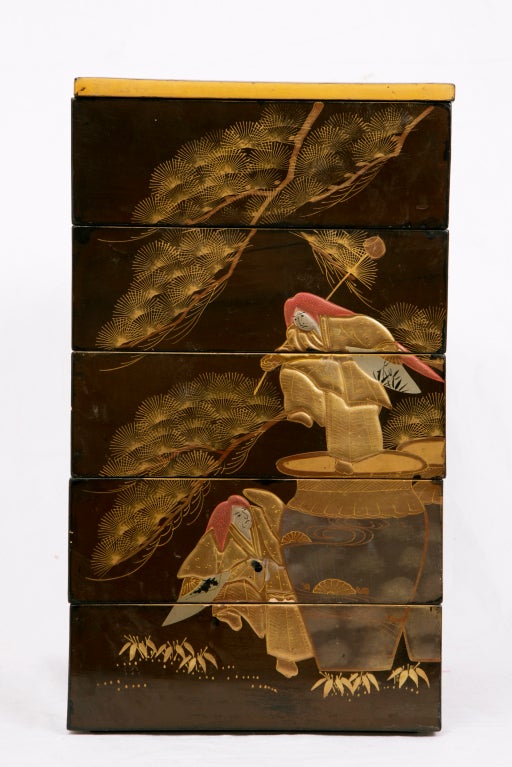 Japanese Lacquered Jubako 2