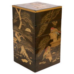 Japanese Lacquered Jubako