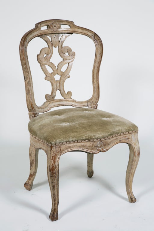 Set of Four Louis XIV Chairs at 1stDibs