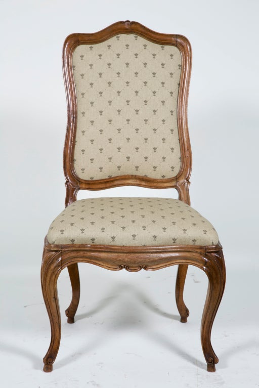 Mid-20th Century Large Old Italian Walnut Chairs