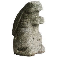 Vintage Japanese Granite Rabbit