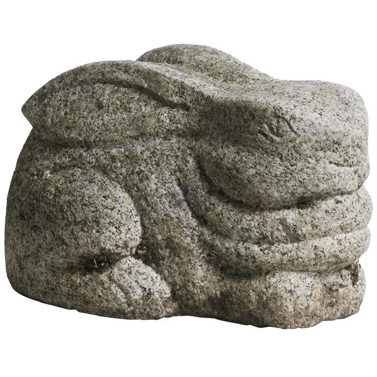 Japanese stone Rabbit at 1stDibs