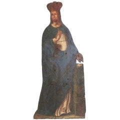 Painted Noble Saint on Board 12