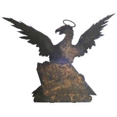 Iron Eagle Book Store Sign, circa 1800 12