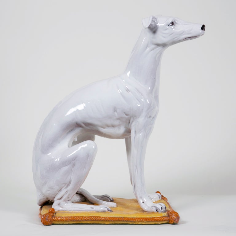 Vintage Italian Pottery Dog In Excellent Condition In San Francisco, CA