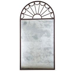 Vintage Iron Framed Mirror