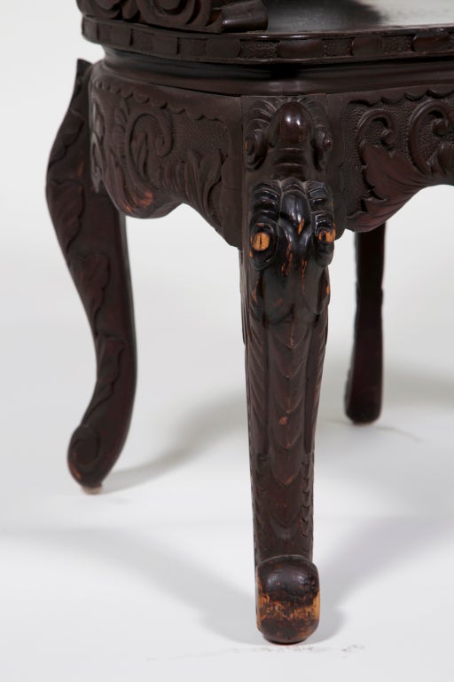 Late 19th Century Japanese Dragon Chair In Good Condition In San Francisco, CA