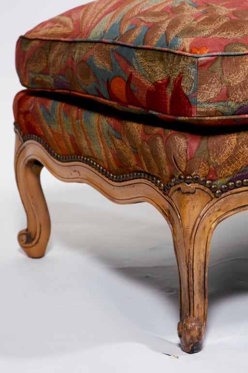 Mid-20th Century Vintage Club Chair & Ottoman