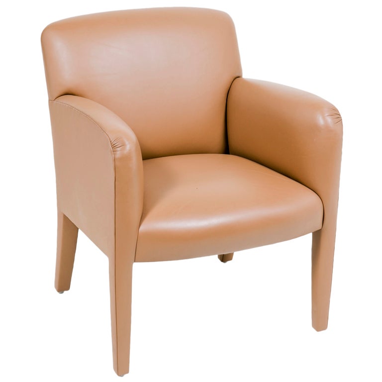 20th Century Donghia Vintage Glove Leather Chairs