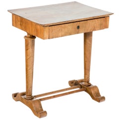 Antique Biedermeier Fruitwood Table