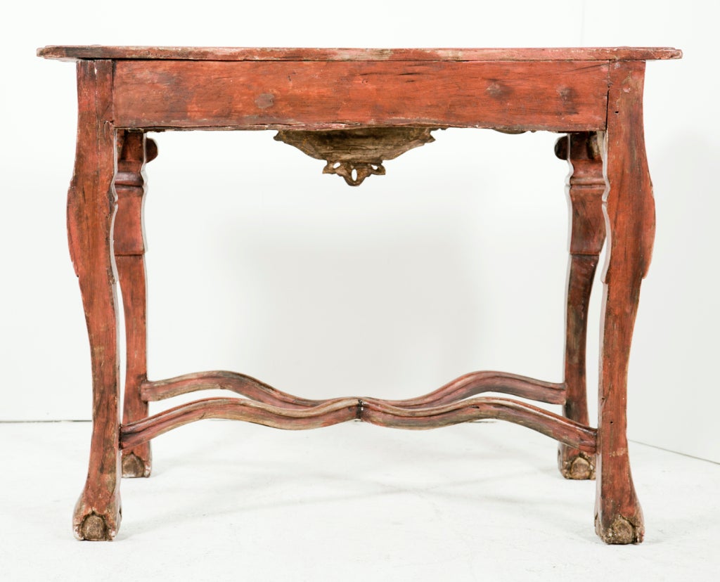 Iberian, Spanish or Portuguese Painted Console circa 1800 2