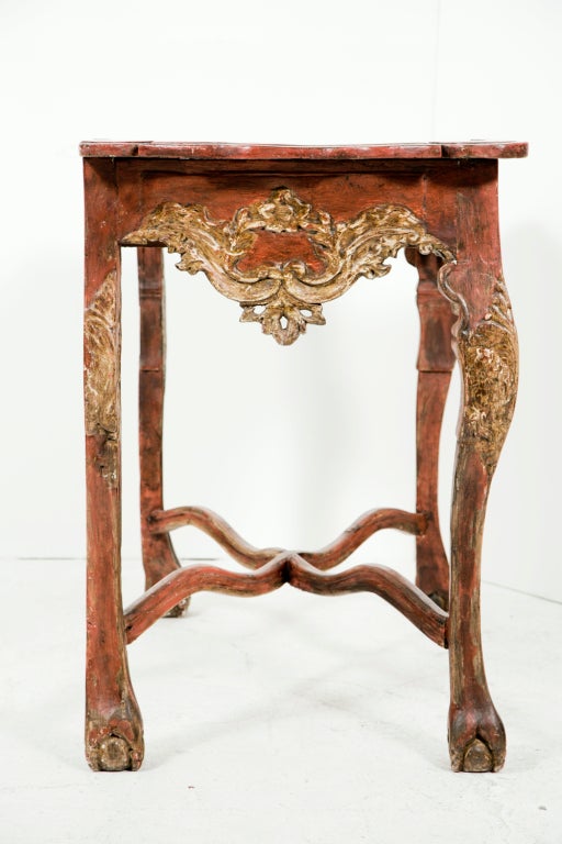 Iberian, Spanish or Portuguese Painted Console circa 1800 1