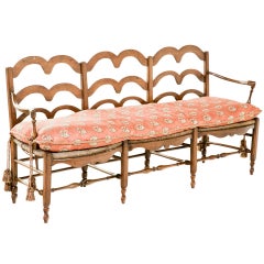 Carved French Settee