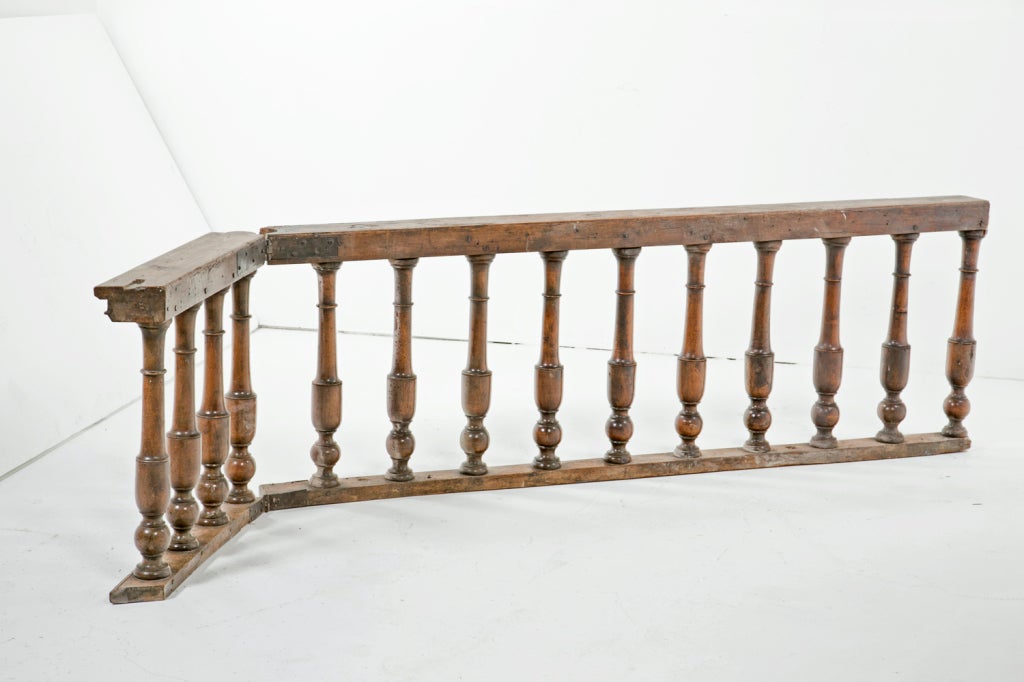 Pair of Baroque Italian Walnut Railings / Gates at 1stDibs