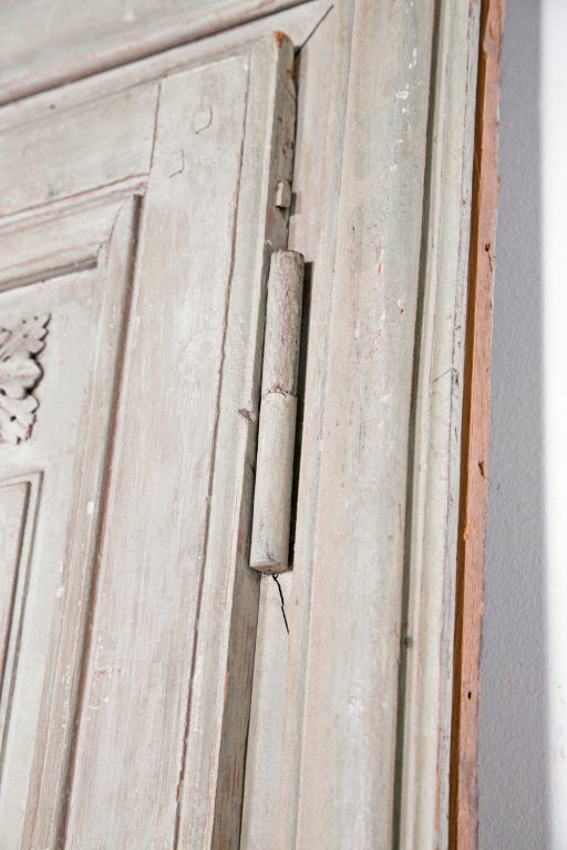 Wood Pair of 18th Century French Painted Doors, ex. Doris Duke
