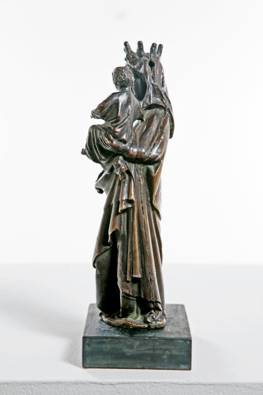Bronze Gothic Mary and Christ 1